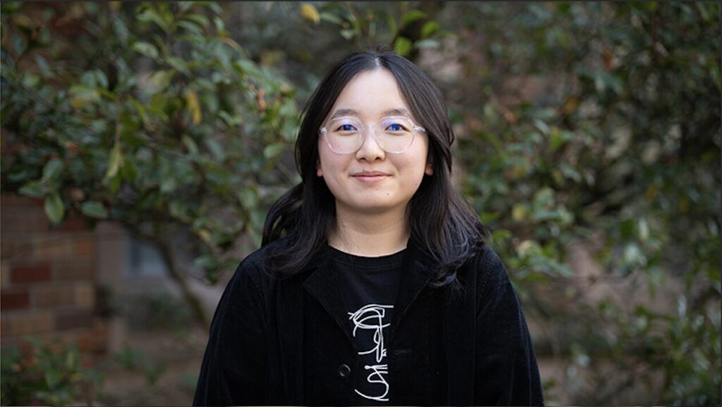 Rachel Yin, third-year Interdisciplinary Honors student. Photo by Jayden Becles